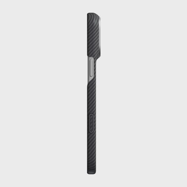 Pitaka Edge MagSafe Fodral iPhone 18 Pro Max/17 Pro Max Black/Grey