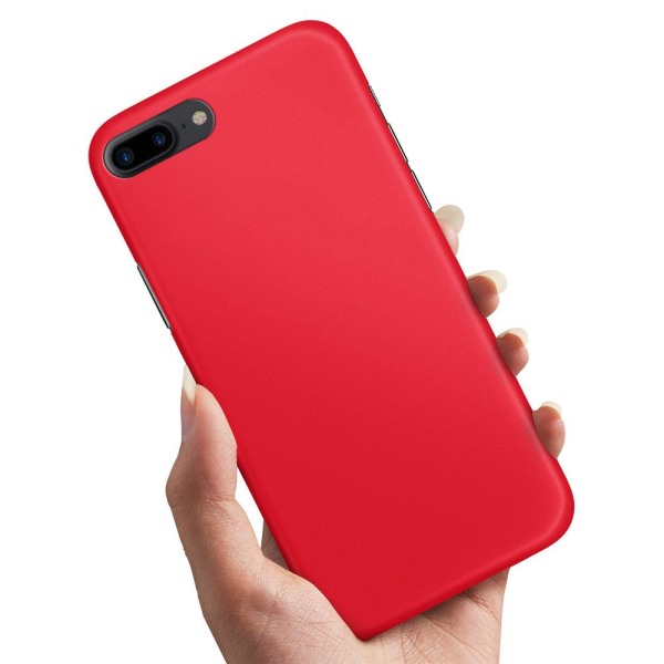 iPhone 7/8 Plus - Deksel/Mobildeksel Rød Red