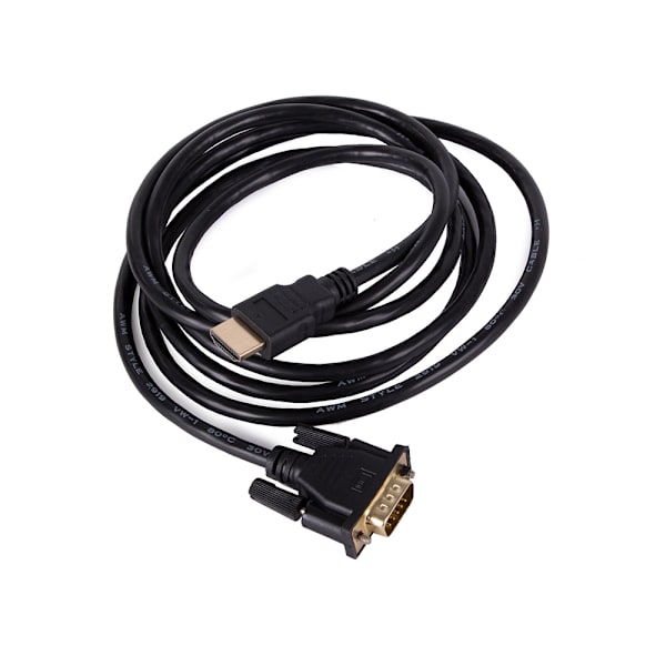 2 meter - HDMI till VGA Adapter - 1080p