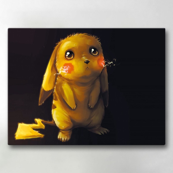 Lærredsbillede / Lærredstryk - Pokemon - 40x30 cm - Lærred
