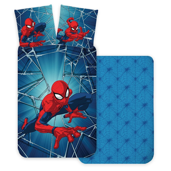 Spider-Man Dynamiskt Barnsängset 100×135 cm, 40×60 cm - Perfekt för Superhjälteälskare!