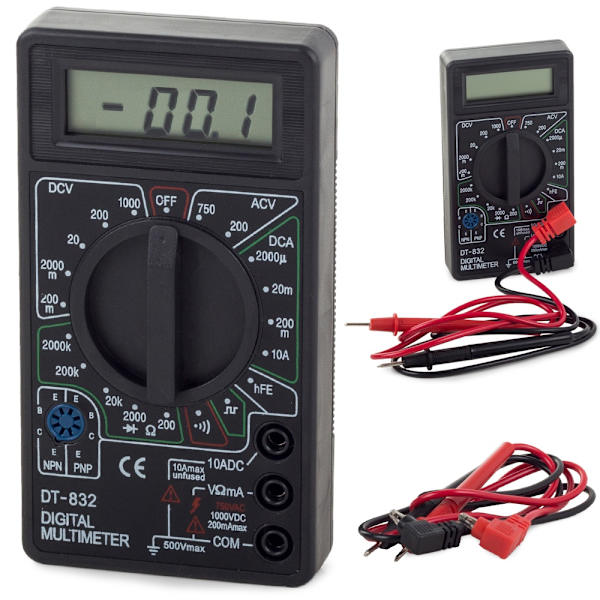 DT-832 Multimeter Digital - Mätinstrument