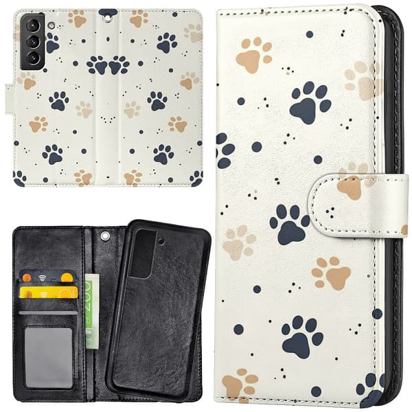 Samsung Galaxy S21 Plus - Lommebok Deksel Paws