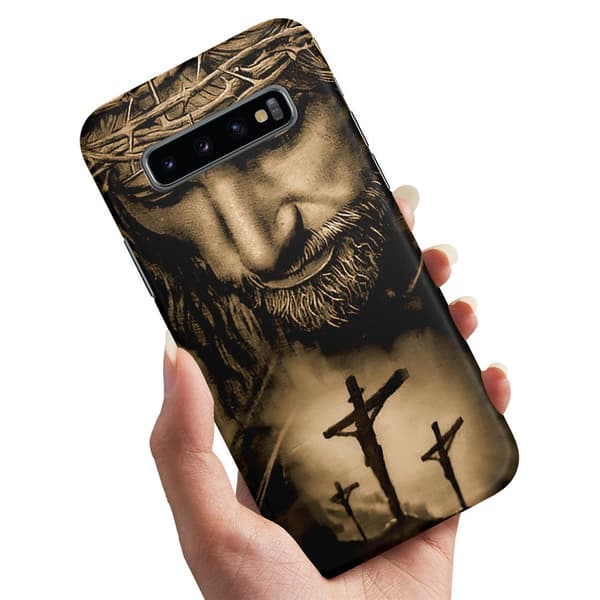 Deksel / Mobildeksel til Samsung Galaxy S10 Plus - Jesus