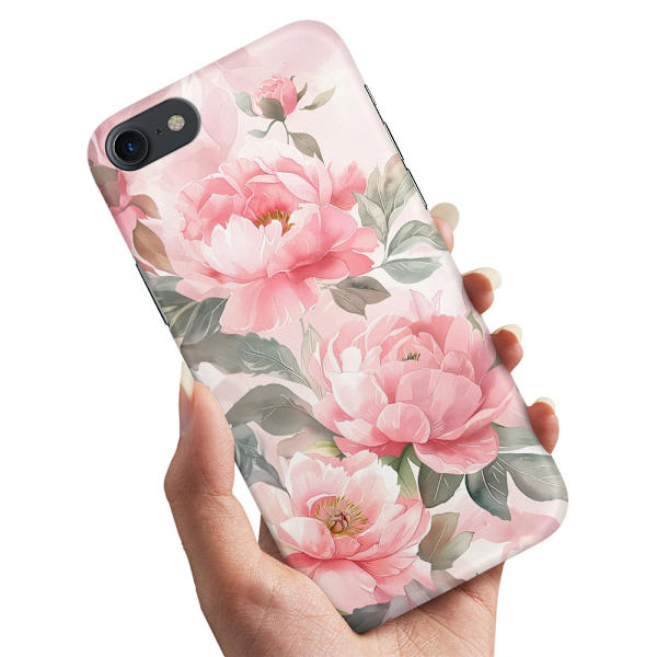 Deksel / Mobildeksel til iPhone 7 / 8 / SE - Flowers