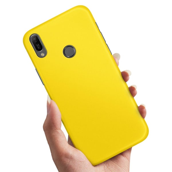 Huawei Y6 (2019) - Cover/Mobilcover Gul Yellow