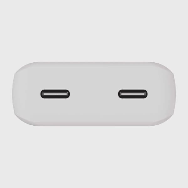 X2O 65W Dual SLIM hemmaladdarset USB-C/C GaN 1.5m vit