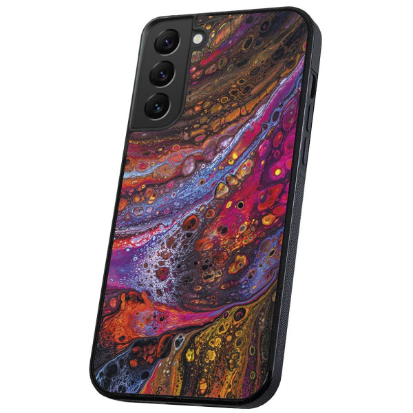 Samsung Galaxy S22 Plus - Cover/Mobilcover Psykedelisk Multicolor