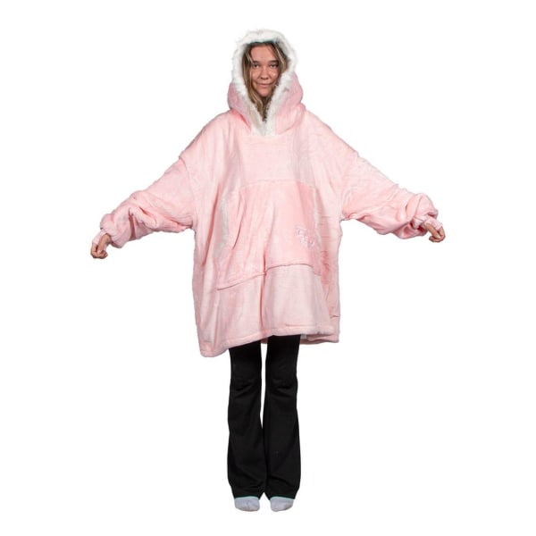 Snug Rug Eskimo - Oversized hettegenser med hette - Filt Pink