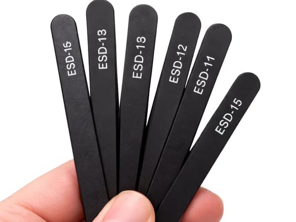 Pincettset antistatisk 6 delar