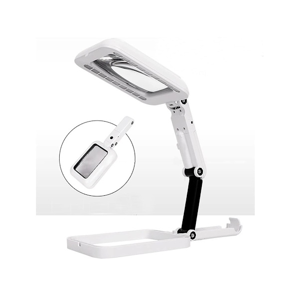 Förstoringsglas - 3x Förstoring & LED-lampa