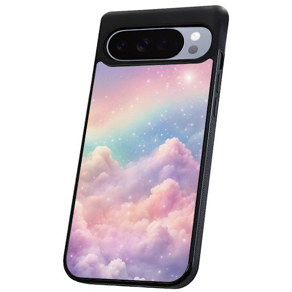Google Pixel 10 Pro XL - Deksel/Mobildeksel Rainbow Clouds