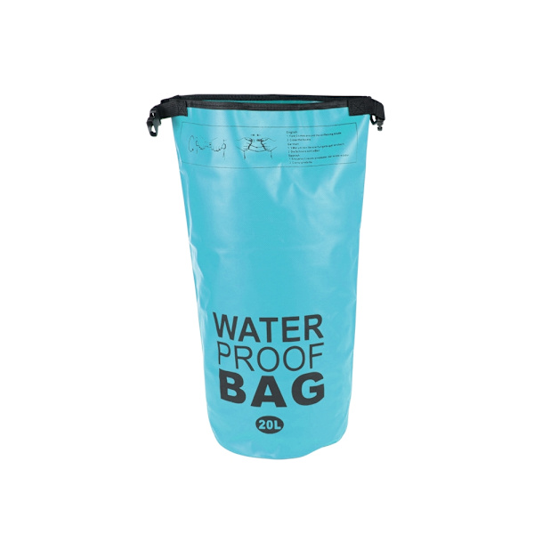 Vanntett Pose / Tørrpose - Vanntett Oppbevaring - 20 liter Blue