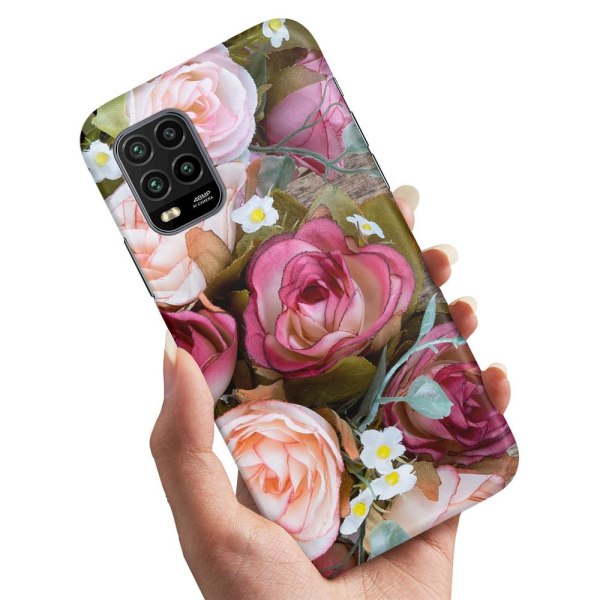 Xiaomi Mi 10 Lite - Cover/Mobilcover Blomster