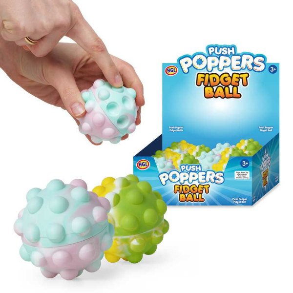 Pop It Fidget Toys Boll multifärg