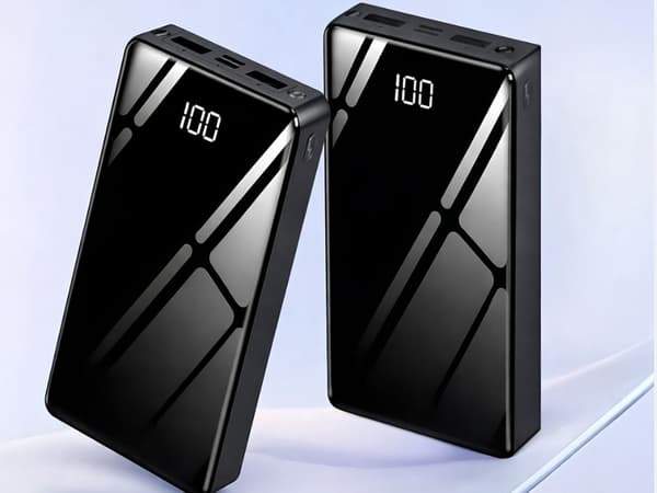 Powerbank 20000 mAh USB-C USB-A snabb laddning