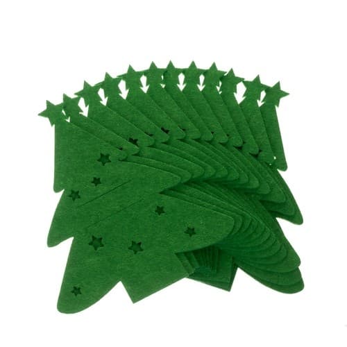 12-Pack Jul Bestickfodral - Julgranar