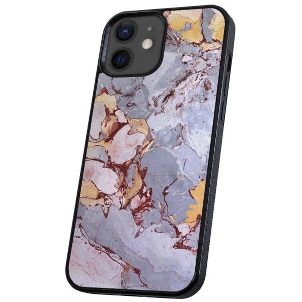 iPhone 12/12 Pro - Kuoret/Suojakuori Marmori Multicolor