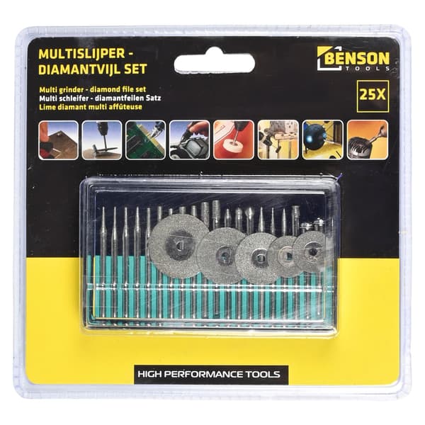 Multislip diamantfilset 25 delar