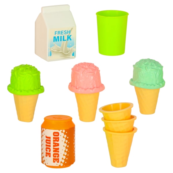 Picknickkorg desserter glassbar leksaksmat