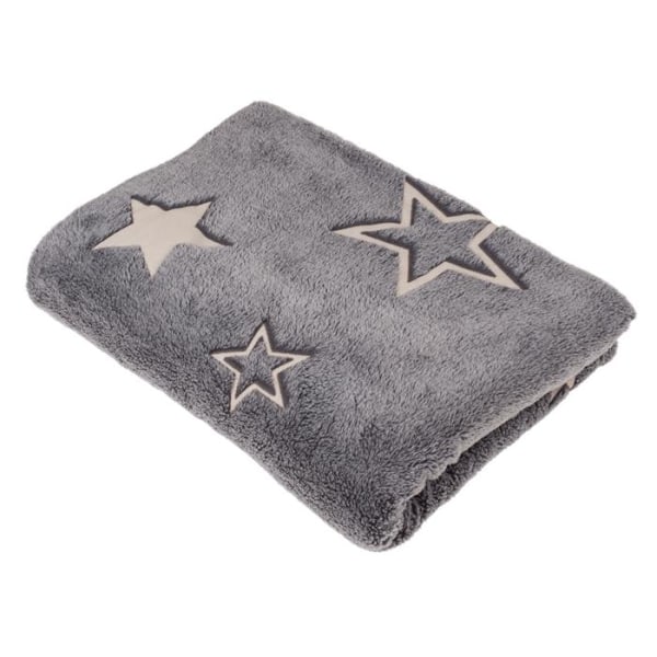Lysende tæppe med stjerner - Gløder i mørket Grey bce7 | Grey | 745 | Fyndiq