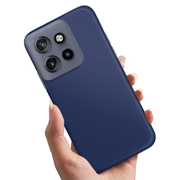 Deksel / Mobildeksel til Motorola Edge 50 Neo - Mørkblå