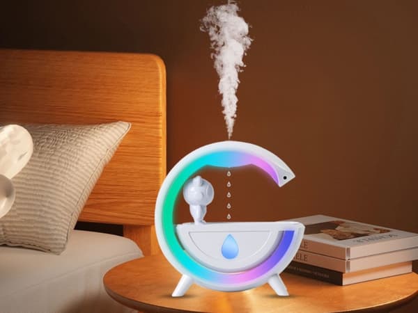 Luftfuktare med högtalare - Bluetooth och LED