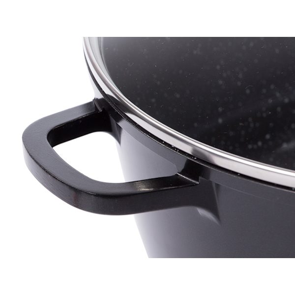 8L Gryta med lock – Non stick beläggning – Induktionshäll