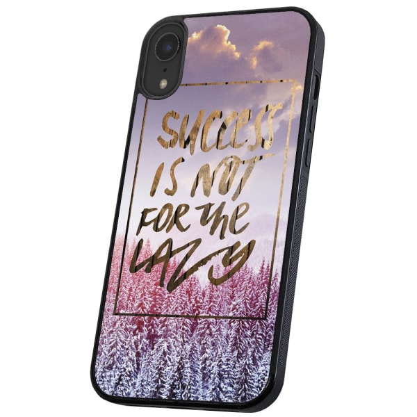 iPhone X/XS - Kuoret/Suojakuori Success Not Lazy Multicolor