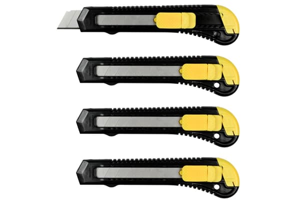 Brytbladskniv set 18 mm 4 st