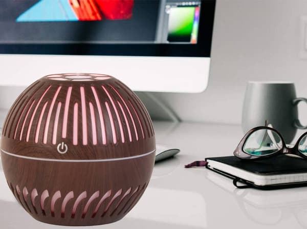 Luftfuktare aromaterapi diffusor led nattljus rgb