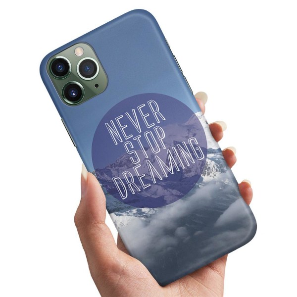 iPhone 12 Pro - Cover / Mobilcover Stop aldrig med at drømme