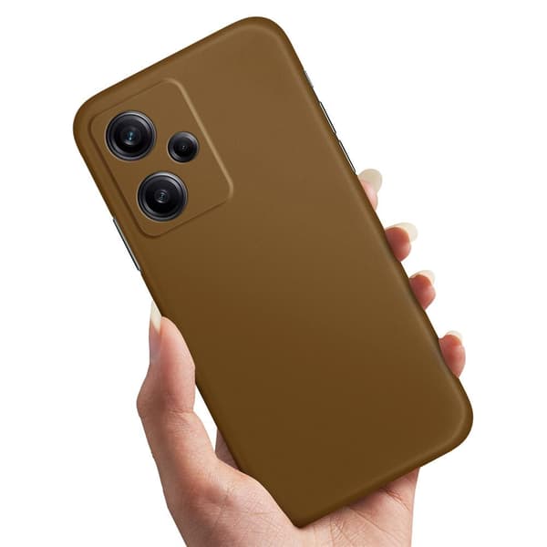 Deksel / Mobildeksel til Xiaomi Redmi Note 12 5G - Brun