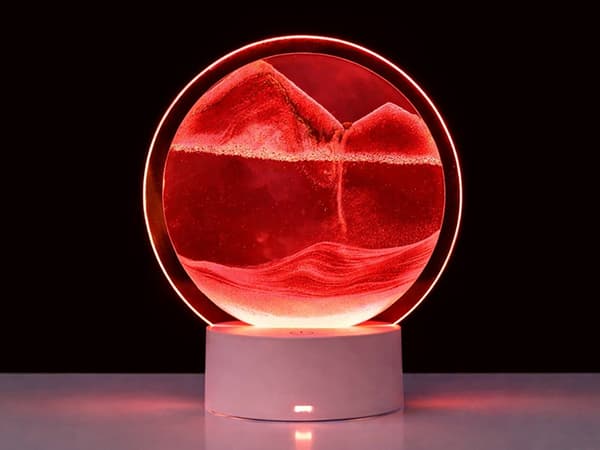 Sandlampa 3D LED RGB Red