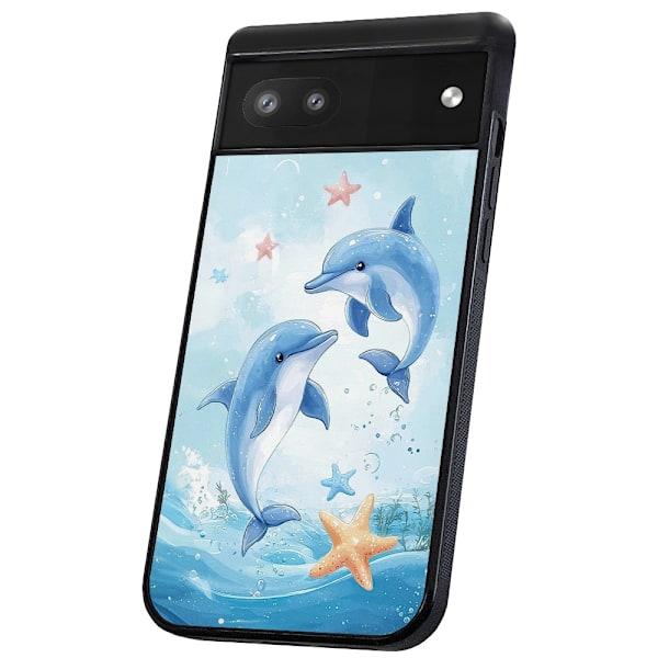 Google Pixel 6 - Deksel/Mobildeksel Dolphins