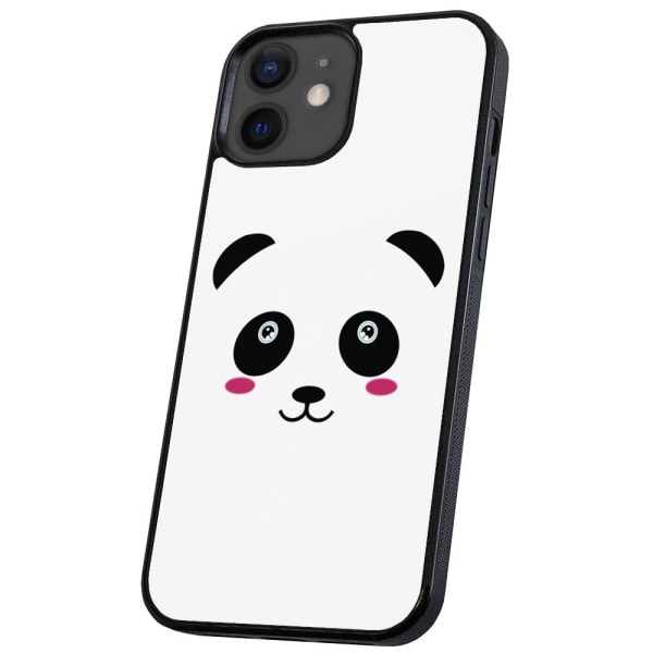 iPhone 12/12 Pro - Deksel/Mobildeksel Panda Multicolor