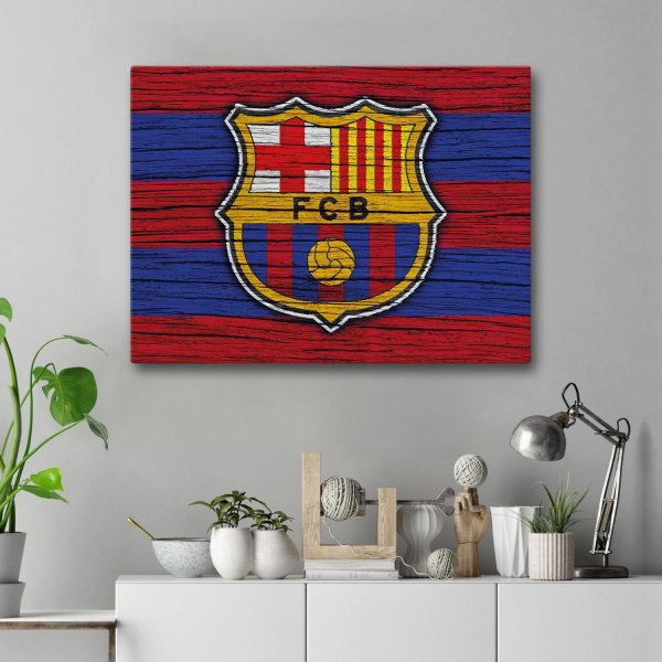 Lerretsbilde / Bilde - FC Barcelona - 40x30 cm - Lerret