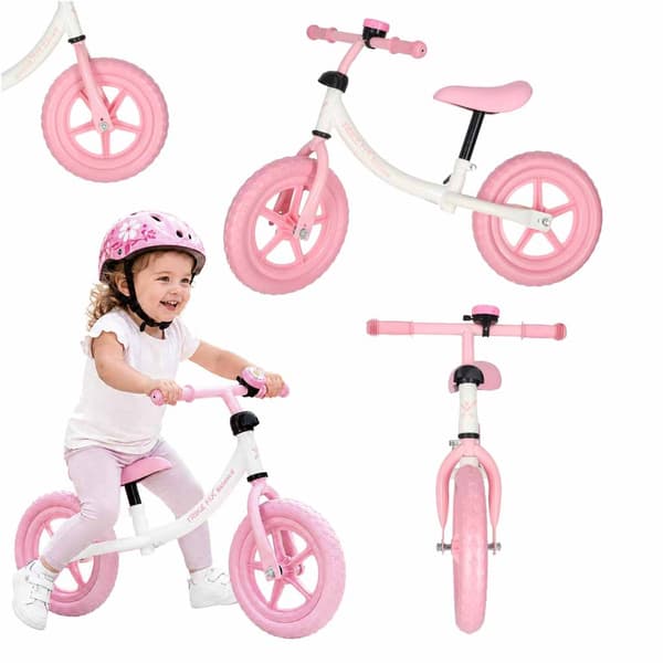 Balanscykel - Springcykel för barn Rosa
