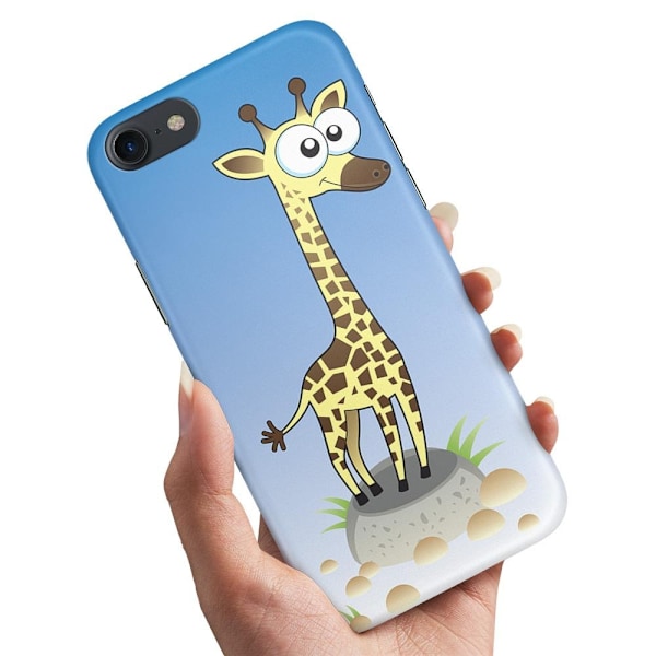 iPhone 6/6s Plus - Deksel/Mobildeksel Tegnet Giraff