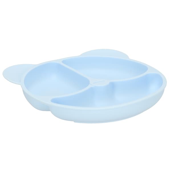 Barnservis Silikon - 4-delar Light blue