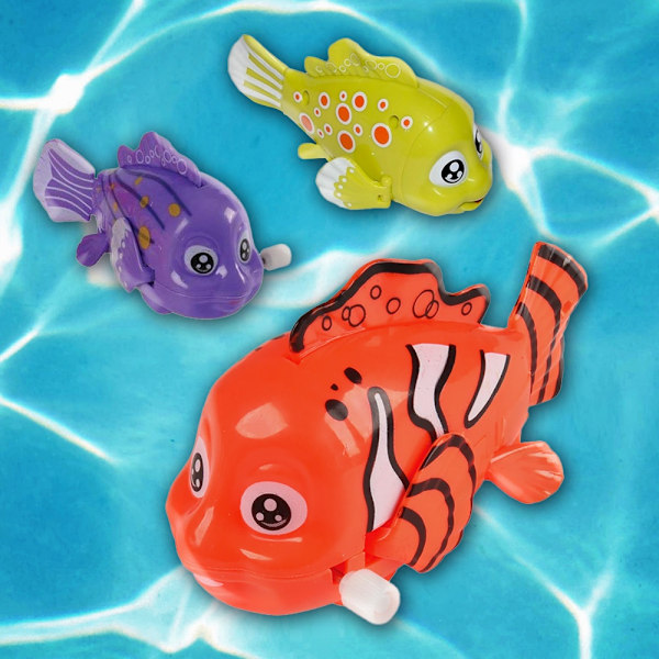 Svømmende Klovnfisk Nemo - Legetøj - Drej & slip Orange
