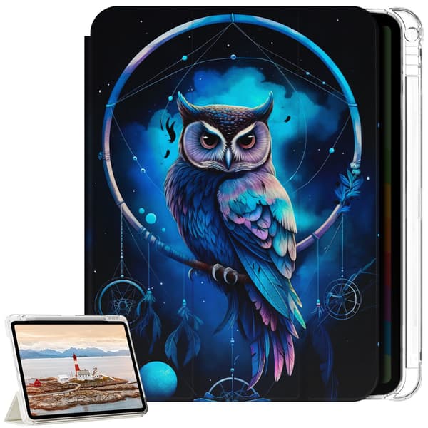 Deksel til iPad Mini 6th gen / iPad Mini (A17 Pro) - A15/A17 Pro - 2021/2024 - 8.3" - Owl