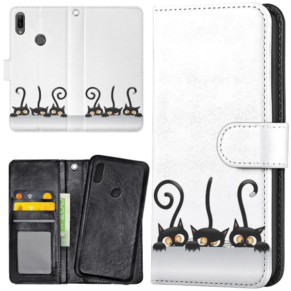 Xiaomi Mi A2 Lite - Mobilcover/Etui Cover Sorte Katte