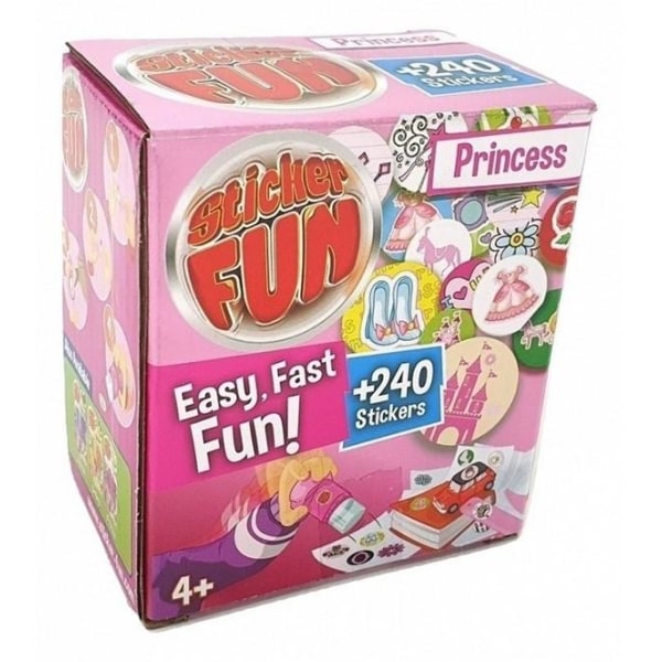 Klistermärksmaskin för Barn - Princess - Klistermärken multifärg