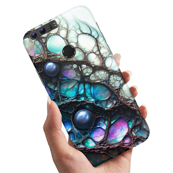 Cover / Mobilcover til Huawei Honor 8 - Psychedelic