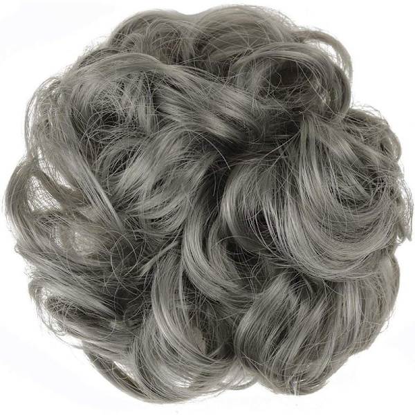 Scrunchie Löshår / Hårband / Hårmunk - Grå grå one size