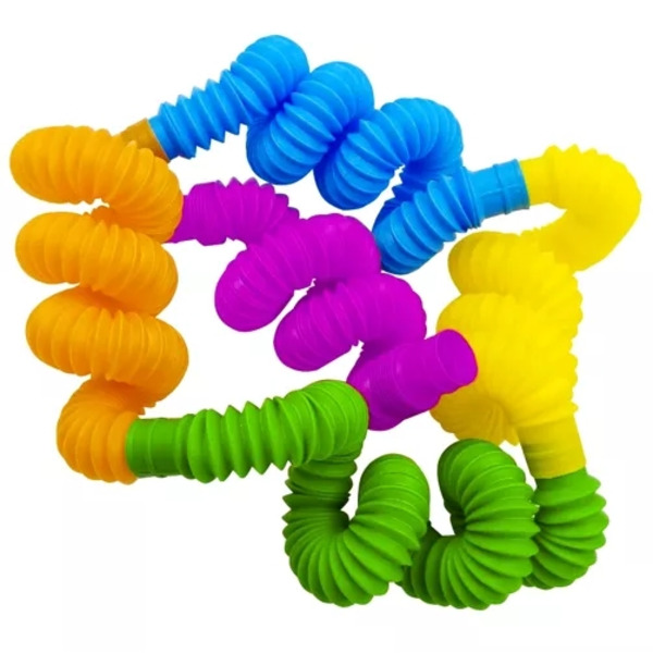 10-Pack - Pop Tube - Fidget Toys - Leksak / Sensory multifärg