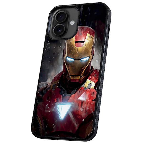 iPhone 16 Plus - Deksel/Mobildeksel Iron Man