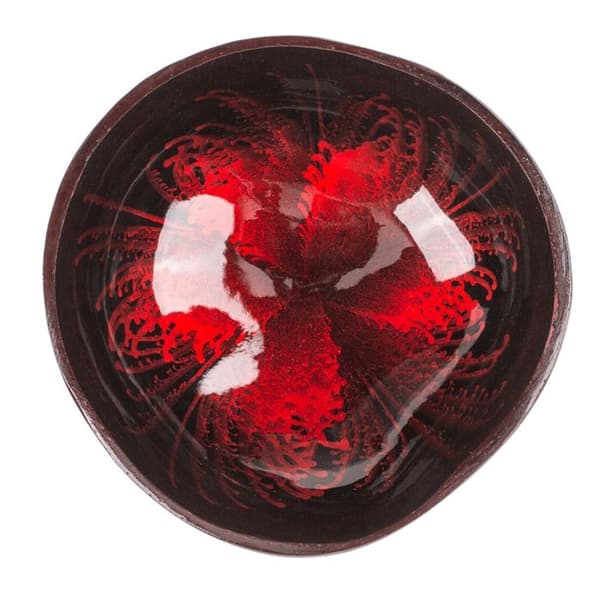 Kokosskål / Serveringsskål / Skål - 13 cm Multicolor