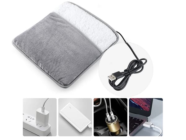 Värmedyna USB för fötter och kropp